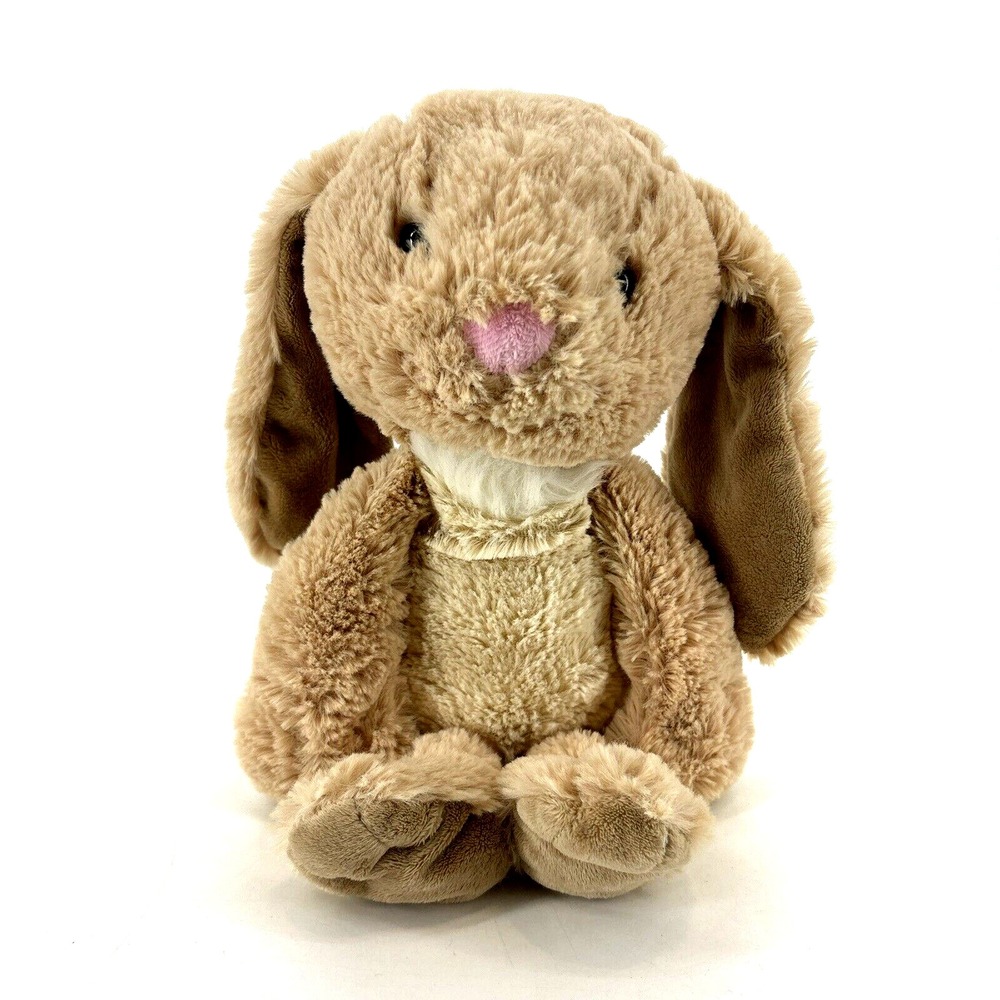 2013 Circo Target Tan Floppy Bunny Rabbit Plush Stuffed Toy‎ Lovey Pink Nose 14"